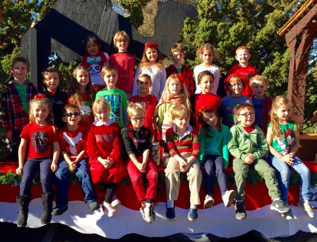 Salem Lutheran School's first-grade class